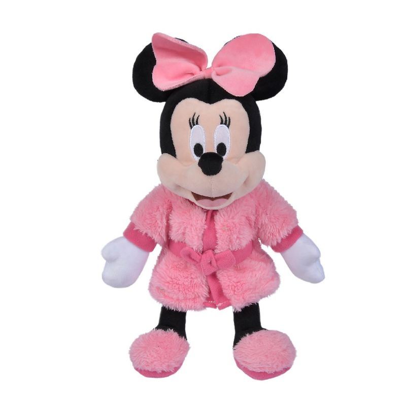  minnie mouse plush bathdress pink 25 cm 